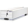 Bankers Box LIBERTY Check and Form Boxes, Standard Set-Up, String and Button, 10 3/4 x 23 1/4 x 4 5/8 Inches, Case of 12 (00005)(6″H x 9.5″W x 23.5″D)