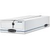 Bankers Box LIBERTY Check and Form Boxes, Standard Set-Up, String and Button, 10 3/4 x 23 1/4 x 4 5/8 Inches, Case of 12 (00005)(9″ x 23″ x 4″)
