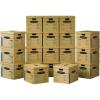 Bankers Box Medium Classic Moving Box 20 Pack, Reinforced Handles, Tape-Free Assembly, Box with Lid, 19-in x 14.5-in x 15.5-in (8817202)