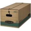 Bankers Box STOR/FILE Medium-Duty Storage Boxes, FastFold, String and Button, 100% Recycled, Legal, Case of 12 (00774)