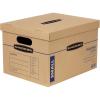 Bankers Box Small Classic Moving Box 20 Pack, Reinforced Handles, Tape-Free Assembly, Box with Lid, 15-in x 12-in x 10-in (7714210)(15 Pack)