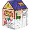 ‎Bankers Box at Play Color in Dinosaur Playhouse, Cardboard Playhouse and Life Size Craft Activity for Kids and Families(Birthday Playhouse)