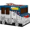 Bankers Box at Play Color in Holiday Truck, Cardboard Playhouse and Life Size Craft Activity for Kids and Families