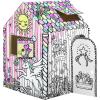 Bankers Box at Play Color in Unicorn Playhouse, Cardboard Playhouse and Life Size Craft Activity for Kids and Families