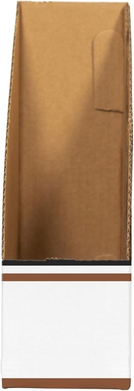 imageBankers Box Magazine File Holders Oversized Letter Wood Grain 12 Pack 07224Wood Grain Oversized