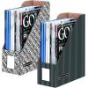 BANKERS BOX Pinstripe Magazine Files, Letter, 6 Pack (6170101)
