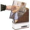 Bankers Box Magazine File Holders, Oversized Letter, Wood Grain, 12 Pack (07224)(Wood Grain – Oversized)