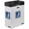 Bankers Box Slim Waste and Recycling Can, 23 Gallon, 10 Pack (7320601)