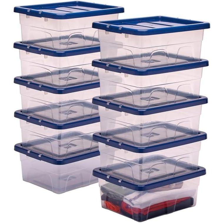 image:imageBankers Box Plastic opbergbox met deksel  15 l  Nestelbaar in stapelbaar  BPA vrij