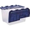 Bankers Box Plastic opbergbox met deksel – nestelbaar – voedselveilig – BPA vrij – 45L – klapdeksel