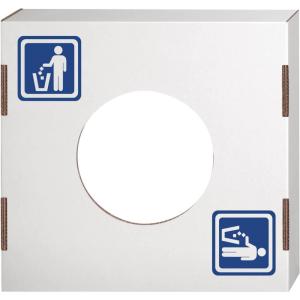 Bankers Box 10 Pack Waste Lid for Corrugated Cardboard Trash and Recycling Containers